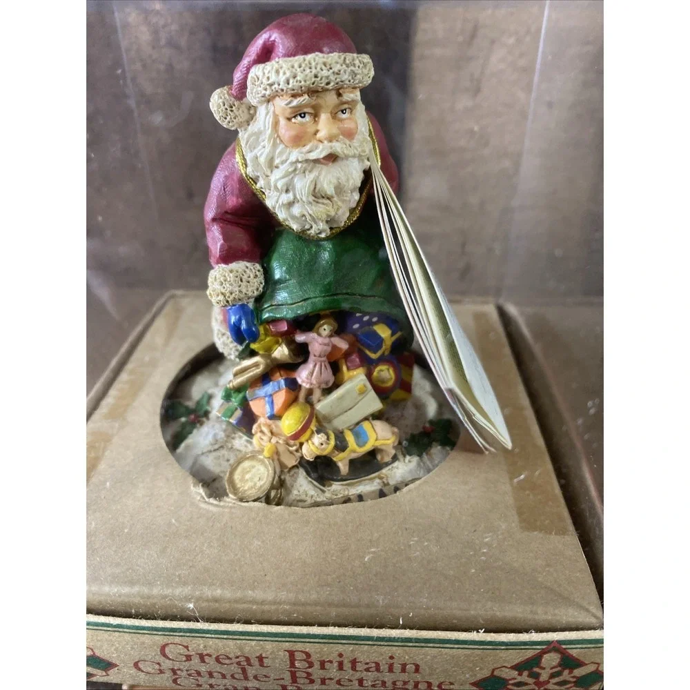 Vintage 1998 Shaker Hearth Santa Cookie‎ Press Great Britain New In Box 5